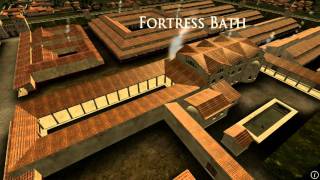 Animation of ancient Roman Fort in Caerleon Wales [upl. by Lliw654]