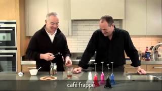 How to make a frappé coffee using an aerolatte milk frother [upl. by Muna]