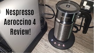 Nespresso Aeroccino 4 Milk Frother Review  Worth upgrading from the Aeroccino 3 [upl. by Rotce158]