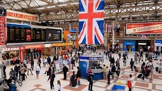 A Walk Through The London Victoria Station London England [upl. by Gary231]