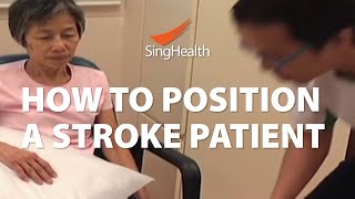 How To Position A Stroke Patient [upl. by Vincenz]