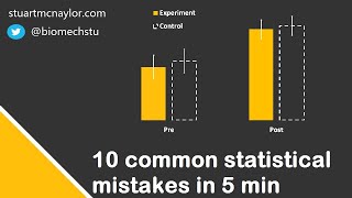 Ten Statistical Mistakes in 5 Min [upl. by Hawthorn]