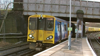 Half an Hour at 216  Birkenhead North Station 1022017  Class 507 508 terminus [upl. by Alyakem]