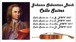 Johann Sebastian Bach  Cello suites in 432 Hz great for reading or studying [upl. by Ebenezer409]