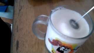 Aerolatte Review Frothing Cold Milk In Under 1 Minute [upl. by Eintruoc740]